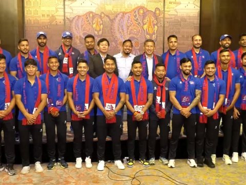 Farewell to the Nepalese team for the ACC Emerging Teams Asia Cup